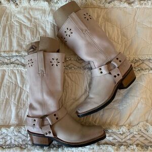 Vintage Pink Frye boots
